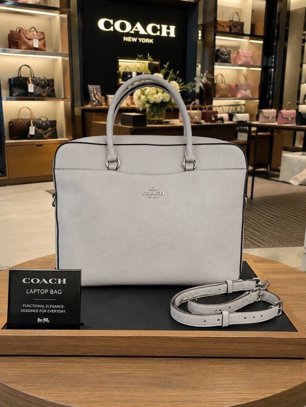 Coach Leather Laptop BAG